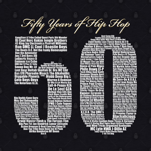 Fifty Years of Hip Hop by Robot Art